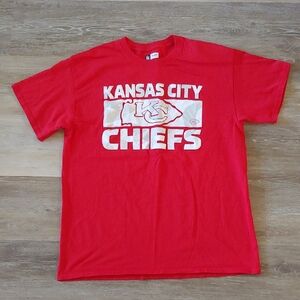 NFL Kansas City Chiefs Men’s Red Graphic T-Shirt Size L